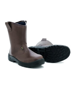 Nitti 23281BN, High-Cut Pull-On Safety Shoes (Brown)