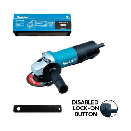 MAKITA 9556HPYG, 100MM (4") AC ANGLE GRINDER, PADDLE SWITCH, 840W