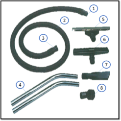 G. TACK ACCESSORIES FOR BF502/BF501 WET/DRY VACUUM
