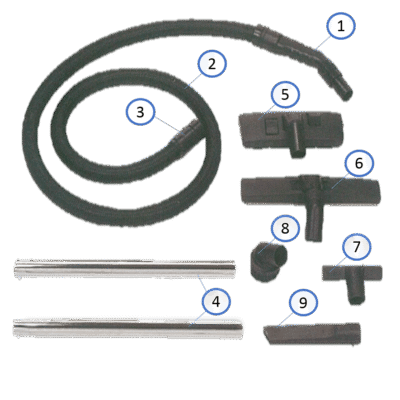 G.TACK ACCESSORIES FOR BF570/BF509A WET/DRY VACUUM