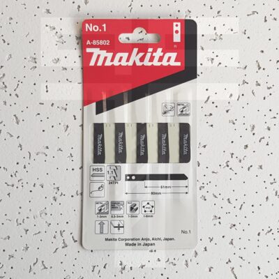 Makita A-85802 (No.1), 5pcs/pkt Jig Saw Blade