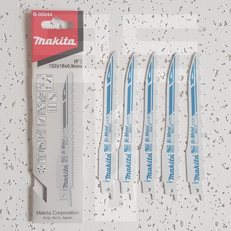 Makita B-05044, Recipro Saw Blade Bi-Metal 152mm | A.C.T. Hardware