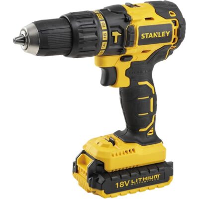 Stanley SBH201D2K-B1, 18V 2.0AH Hammer Drill Screwdriver Brushless