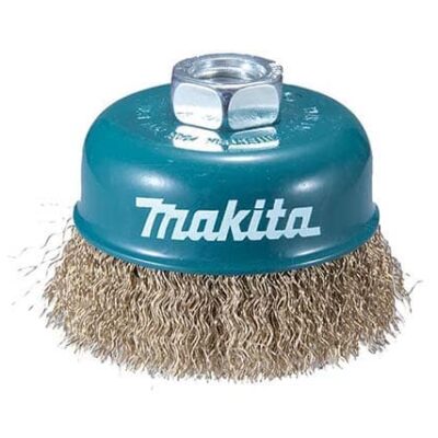 Makita D-39780, Wire Cup Brush, Crimped Wire, Brass Coated