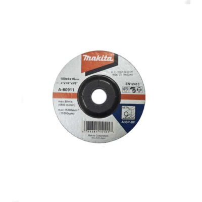 Makita A-80911, 100 x 6 x 16mm Grinding Wheel for Metal