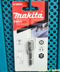 Makita B-38934, 6.35mm (1/4") Magnetic Nutsetter (Socket Size:8mm Length:50mm)