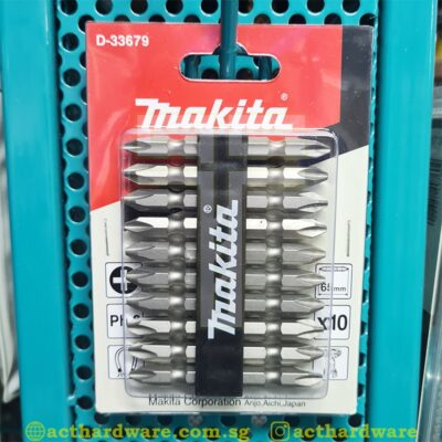 Makita D-33679, 10pcs Double Ended Screw Bit Set 65mm