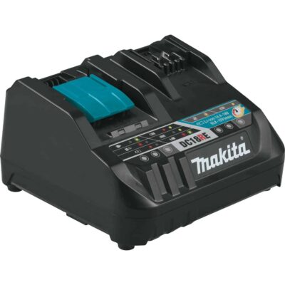 Makita DC18RE, Two Port Multi Fast Charger for 12V & 18V Lithium Ion Battery