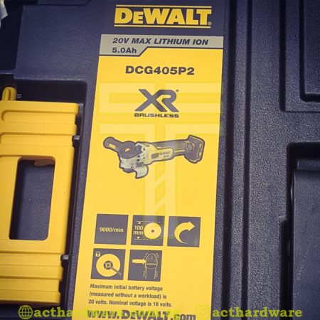 Dewalt DCG405P2, 20Vmax 4" Cordless Angle Grinder Brushless - Image 5