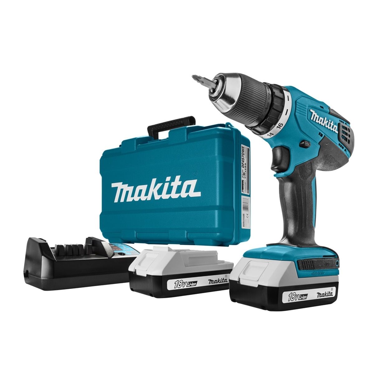 Makita DF457DWE, 18V 13mm (1/2 
