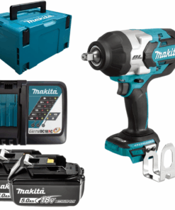 MAKITA DTW1002JX2, 18V CORDLESS IMPACT WRENCH SET, 1/2", 1200NM