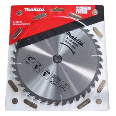 Makita D-03361, Circular Saw Blade For Wood 185 x 20mm x 40T