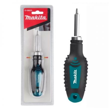 Makita D-58833, Ratchet Screwdriver with Screw Bit 25mm (PH2) - Image 3