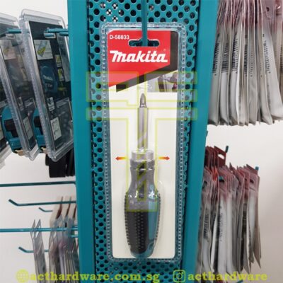 Makita D-58833, Ratchet Screwdriver with Screw Bit 25mm (PH2)