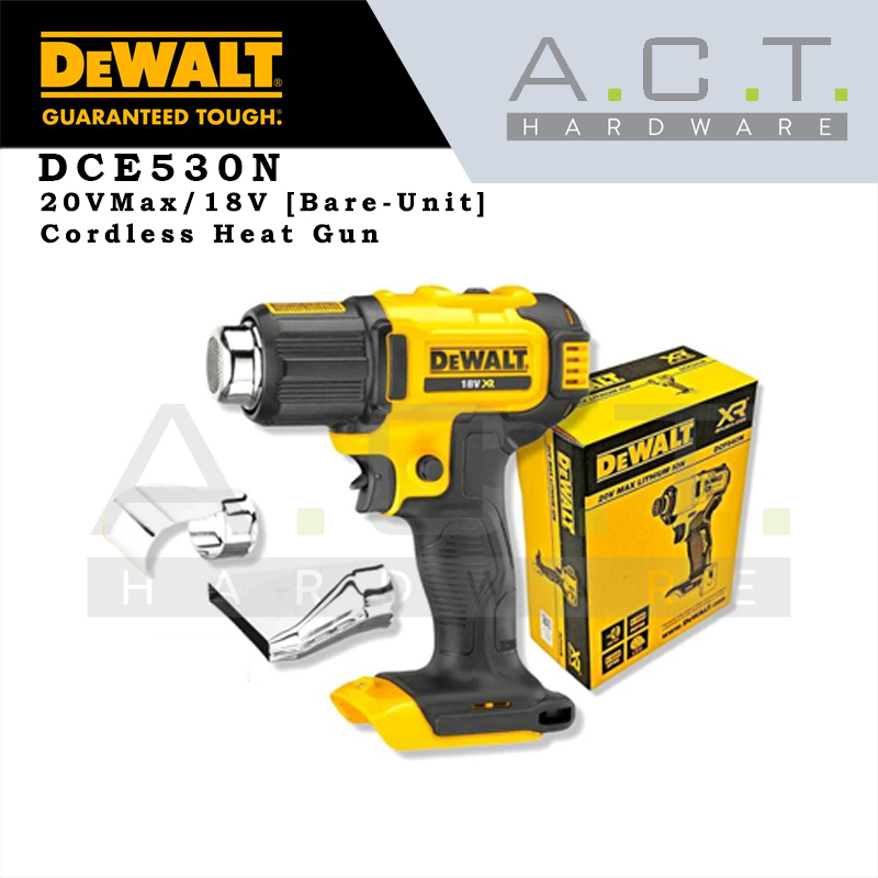 DEWALT - DCE530N XR Cordless Heat Gun 18V Bare Unit