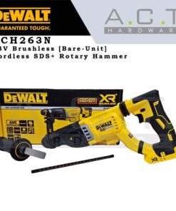 Dewalt DCH263N, 18V Cordless Rotary Hammer SDS-Plus 28mm Brushless [Bare-Unit]