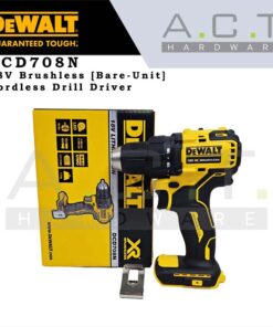Dewalt DCD708N, 18V Cordless Drill Driver Brushless [Bare-Unit]