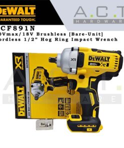 Dewalt DCF891N, 20Vmax/18V Cordless Impact Wrench 1/2" Hog Ring