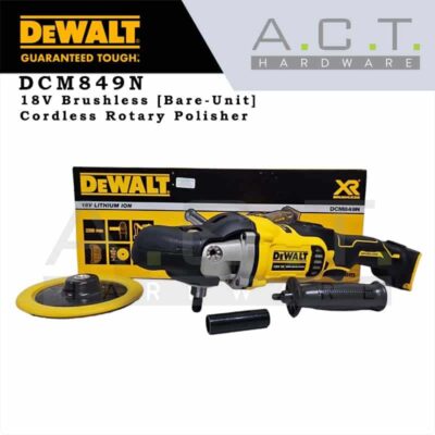 Dewalt DCM849N, 18V Cordless Polisher [Bare-Unit]