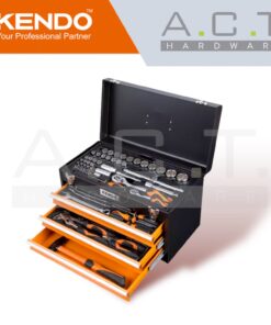 KENDO 86PC TOOL SET, SOCKET SET AND HAND TOOLS, CHEST SET, 90517