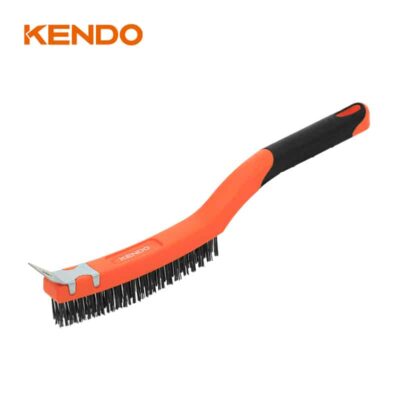 Kendo Steel Wire Brush with Scraper