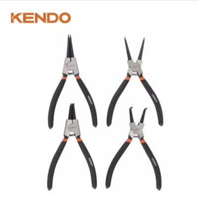 Kendo 4pcs Circlip Pliers Set, Dipped Handle