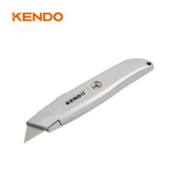 Kendo Zinc Alloy Retractable Safety Utility Knife For Professional Cutting