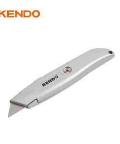 Kendo Zinc Alloy Retractable Safety Utility Knife For Professional Cutting