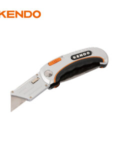 Kendo Zinc Alloy Body High End Dual Blade Folding Utility Knife With Retractable Blade For Multi-Function 