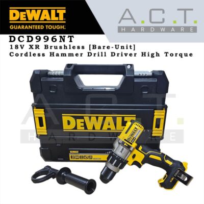 Dewalt DCD996NT, 18V XR Cordless Hammer Drill Driver Brushless [Bare-Unit]