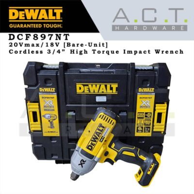 Dewalt DCF897NT, 20Vmax/18V Cordless Impact Wrench 3/4" Hog Ring