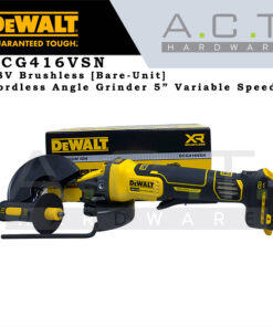 Dewalt DCG416VSN, 18V XR Cordless Angle Grinder 5" [Bare-Unit]