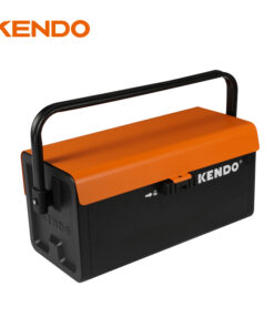 Kendo 40cm / 16" Metal Tool Box with Sliding Top Drawer, 90210