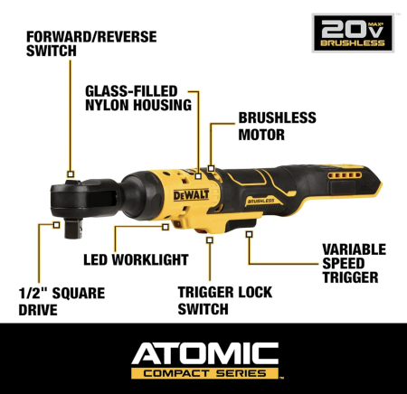 DEWALT RATCHET WRENCH DCF512