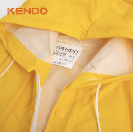 KENDO RAINCOAT WITH ZIPPER AND POCKETS - Image 5