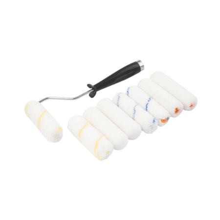 KENDO 10PC BASIC PAINT ROLLER SET, 4" (100MM) - 46701