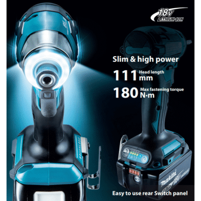 Makita DTD173Z, 18V 1/4" HEX CORDLESS IMPACT DRIVER (BARE UNIT)