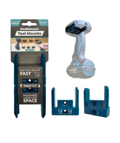 StealthMounts Tool Mounts for Makita 18V LXT Series [SKU: TM-MK18-BLU-4LF]