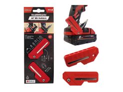 StealthMounts 45° Magnetic Bit Holder for Milwaukee M18 Tools [SKU: BH-M18-45-RED]