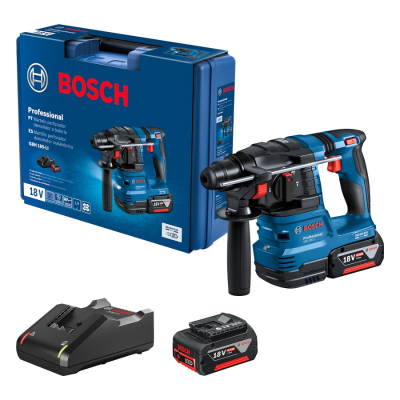 Bosch GBH 185-LI Professional 18V Cordless Rotary Hammer Set with SDS-PLUS Shank