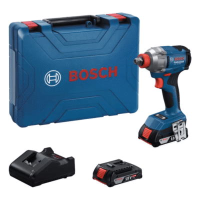 Bosch GDX 18V-285 Professional 18V Cordless 1/2" Impact Driver/Wrench Set With 1/4" Hex Bit Holder