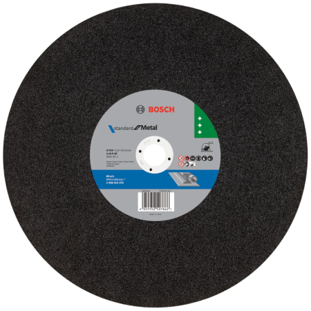 Bosch 14" Cutting Disc/ Wheel for Metal Cuts, 355x 2.8 x 25.4mm, [SKU: 2 608 619 378]