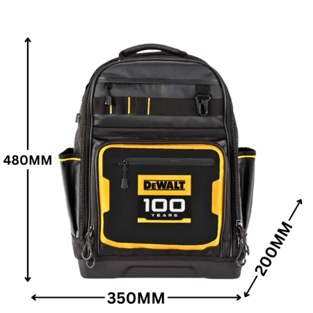 DEWALT IP54 Pro Backpack, 100 YEARS LIMITED EDITION, DWST560102-DW100 - Image 2