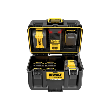 DEWALT DUAL PORTS FAST CHARGER BOX TOUGHSYSTEM 2.0 SERIES FOR 12V/ 18V BATTERIES, DWST83471-QW - Image 2