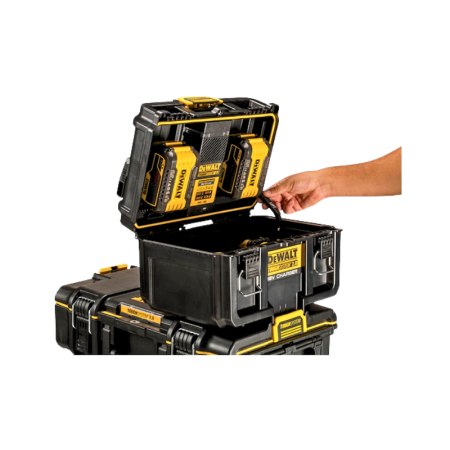 DEWALT DUAL PORTS FAST CHARGER BOX TOUGHSYSTEM 2.0 SERIES FOR 12V/ 18V BATTERIES, DWST83471-QW - Image 3
