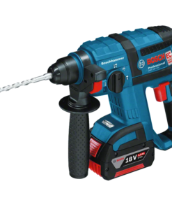 Bosch GBH 18V-EC Professional Cordless Rotary Hammer with SDS Plus with 2 Batteries (18V 3.0Ah)