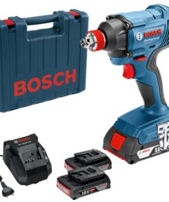 Bosch GDX 180-LI Professional Cordless Impact Driver/Wrench with 2 x GBA 18V 2.0Ah Batteries