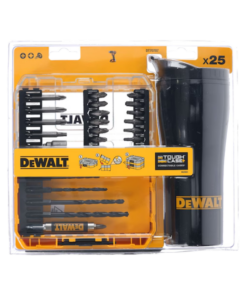 DEWALT DT70707-QZ, 25PC Drill/ Screw Bit Set & Drinking Tumbler Set, With T-STAK Tough Stack Case