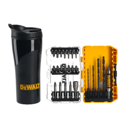 DEWALT DT70707-QZ, 25PC Drill/ Screw Bit Set & Drinking Tumbler Set, With T-STAK Tough Stack Case - Image 3
