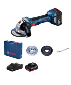 Bosch GWS 180-LI Professional 4" Cordless Angle Grinder 18V/11,000RPM with 2 x 4.0 Ah Li-ion Batteries